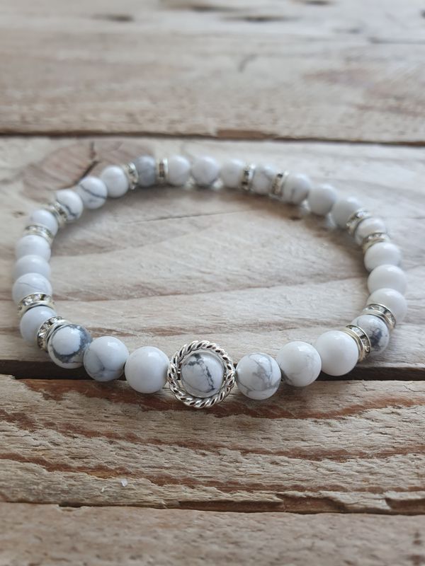 Guérison : Howlite Blanche 