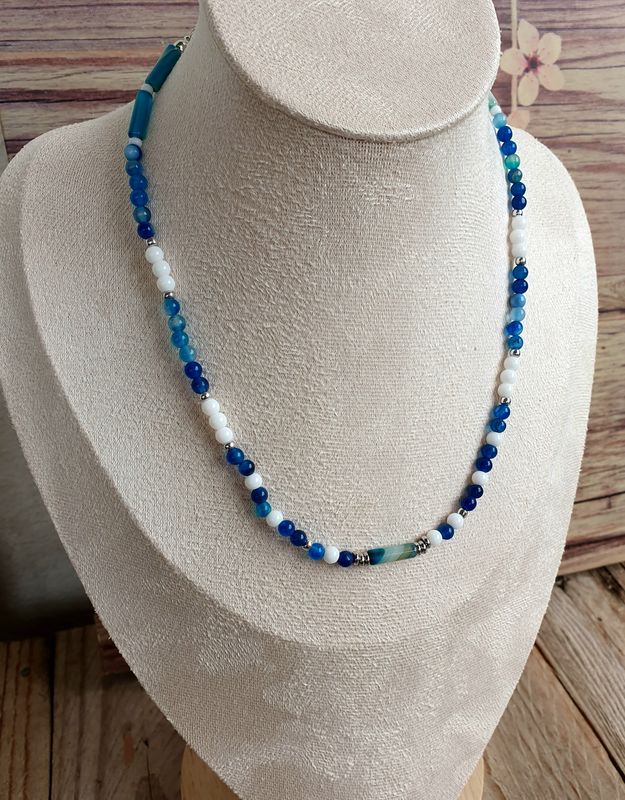 Collier Caraïbes Pierre Naturelle 4MM
