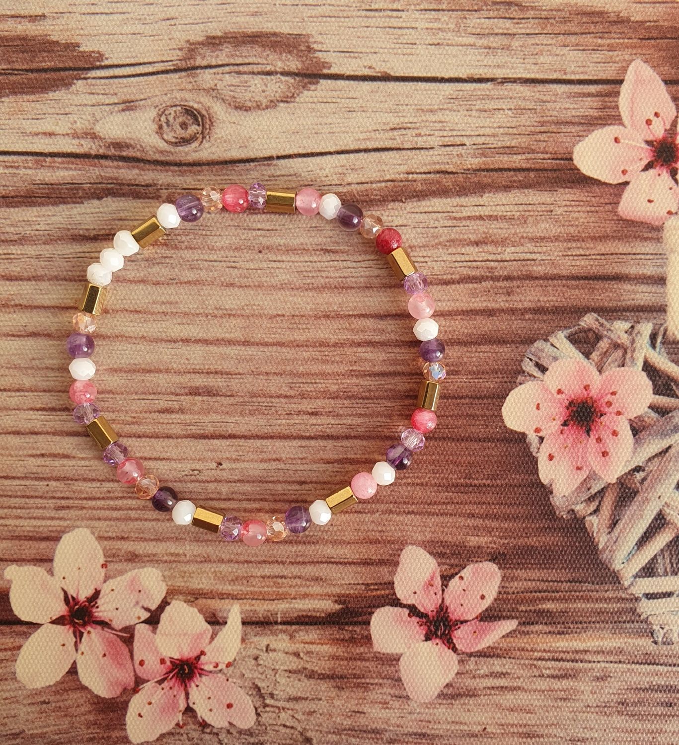 Bracelet Pastel Gold 4mm