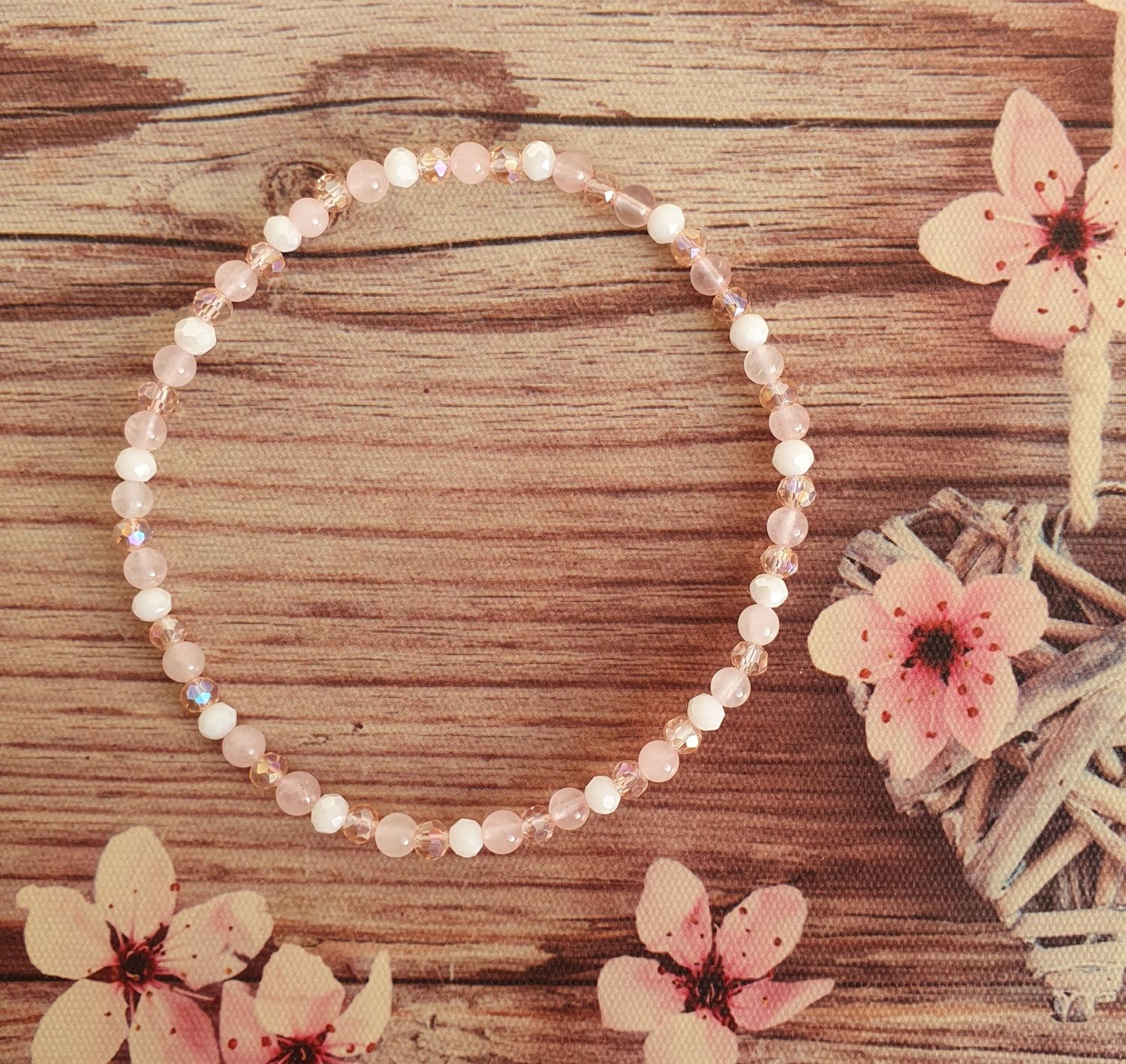 Bracelet de Cheville Easy Quartz Rose