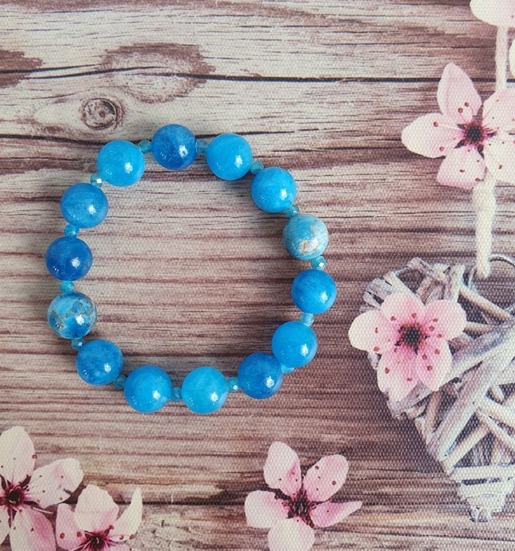 Bracelet 10mm Apatite
