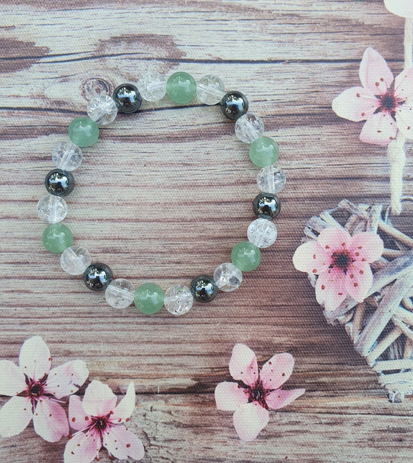 Bracelet Anti coup de soleil  Aventurine 8mm