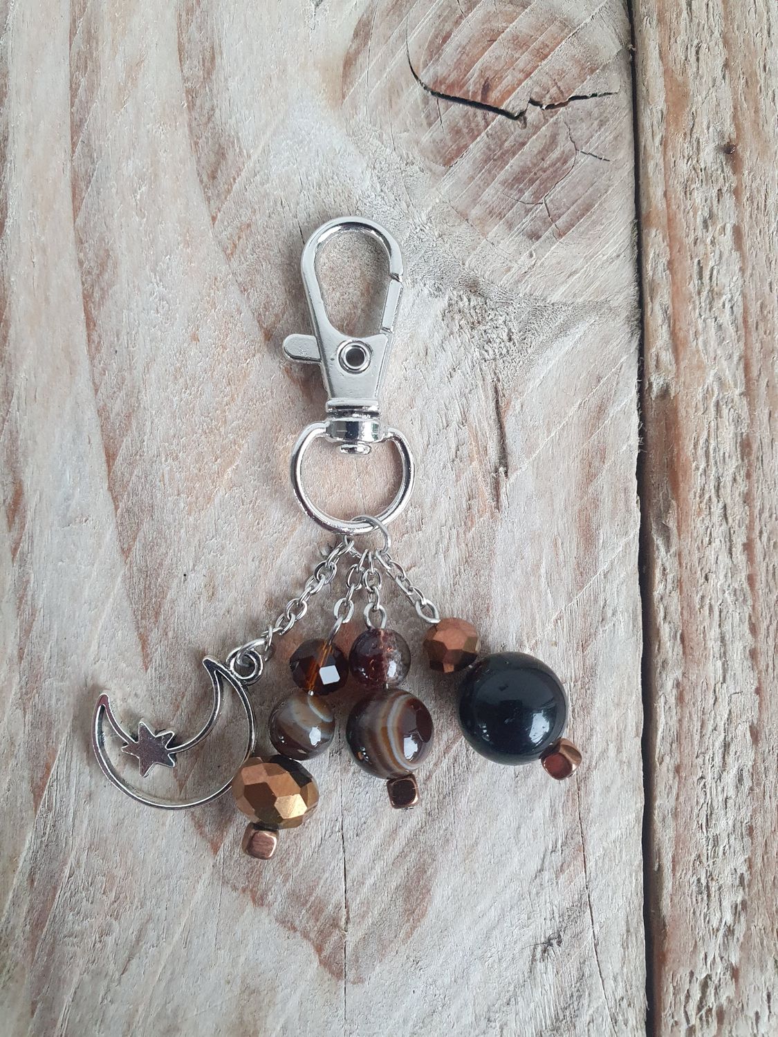 Bijoux de sac automne Marron