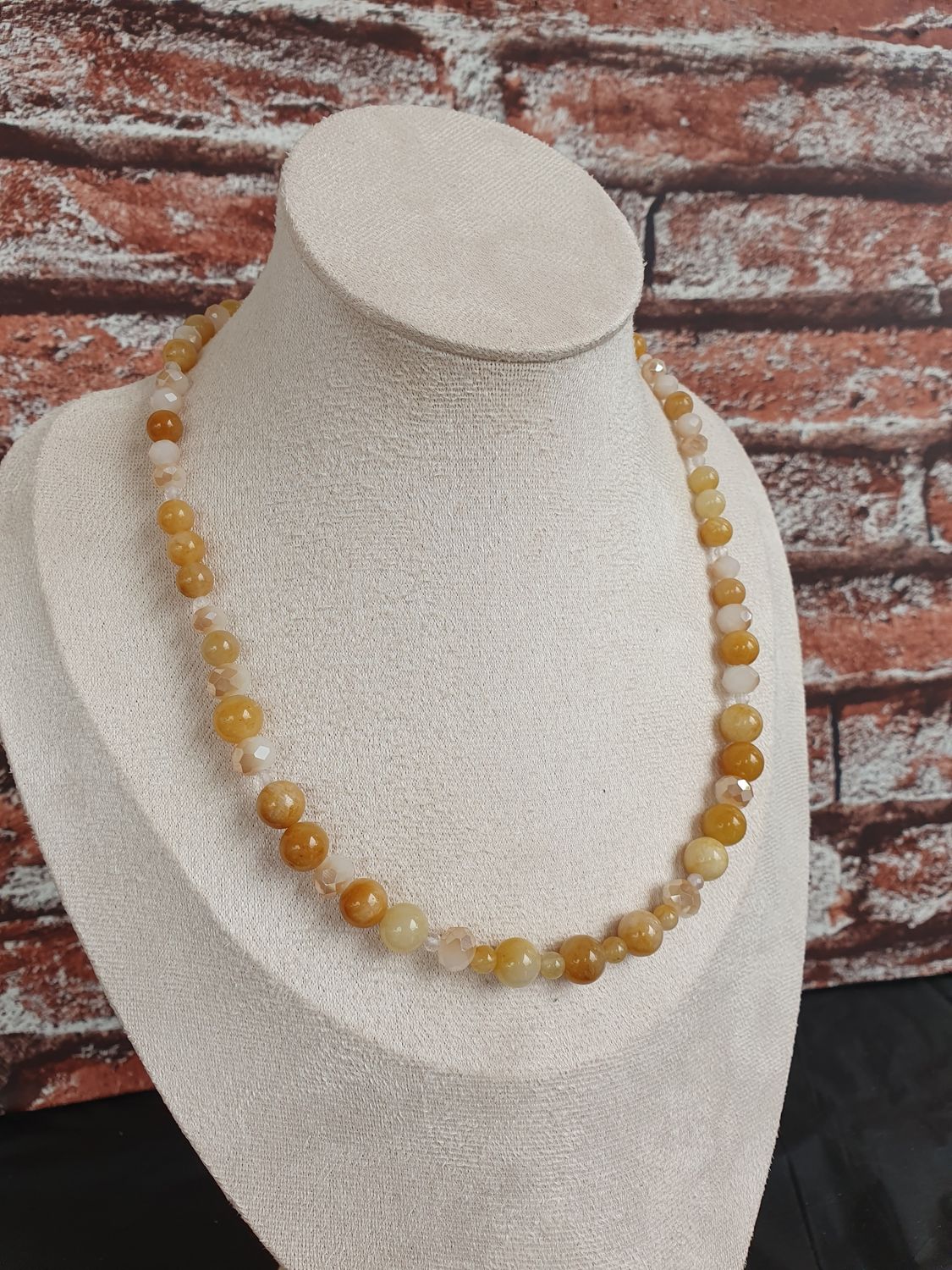 Collier Progressif Agate Orange