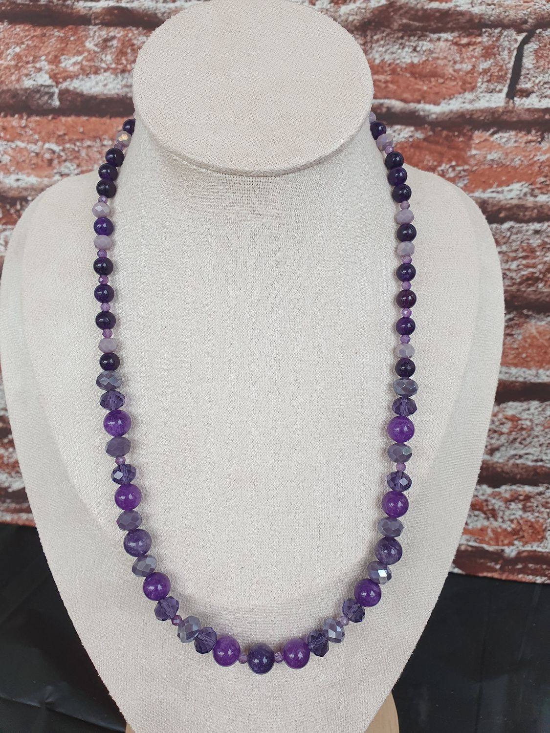 Collier Progressif Lépidolite &amp; Am&amp;thyste