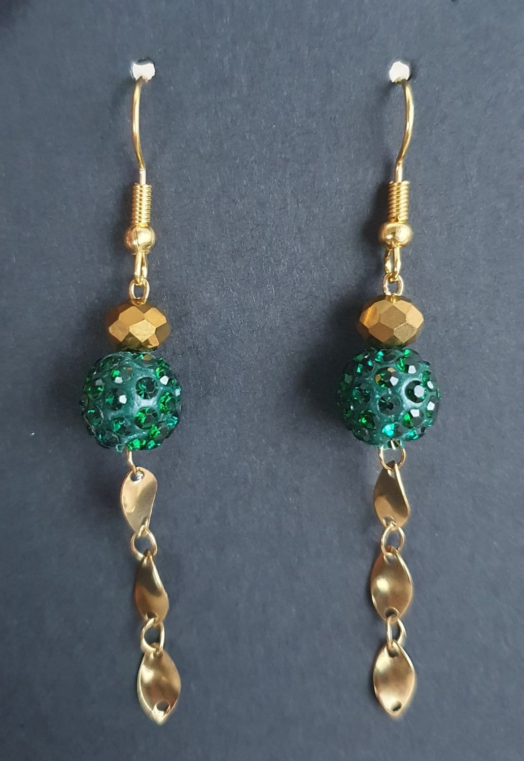 BO Pépite Strass Vert