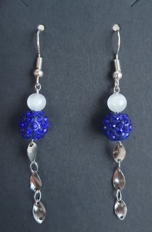 BO Pépite Strass Bleu