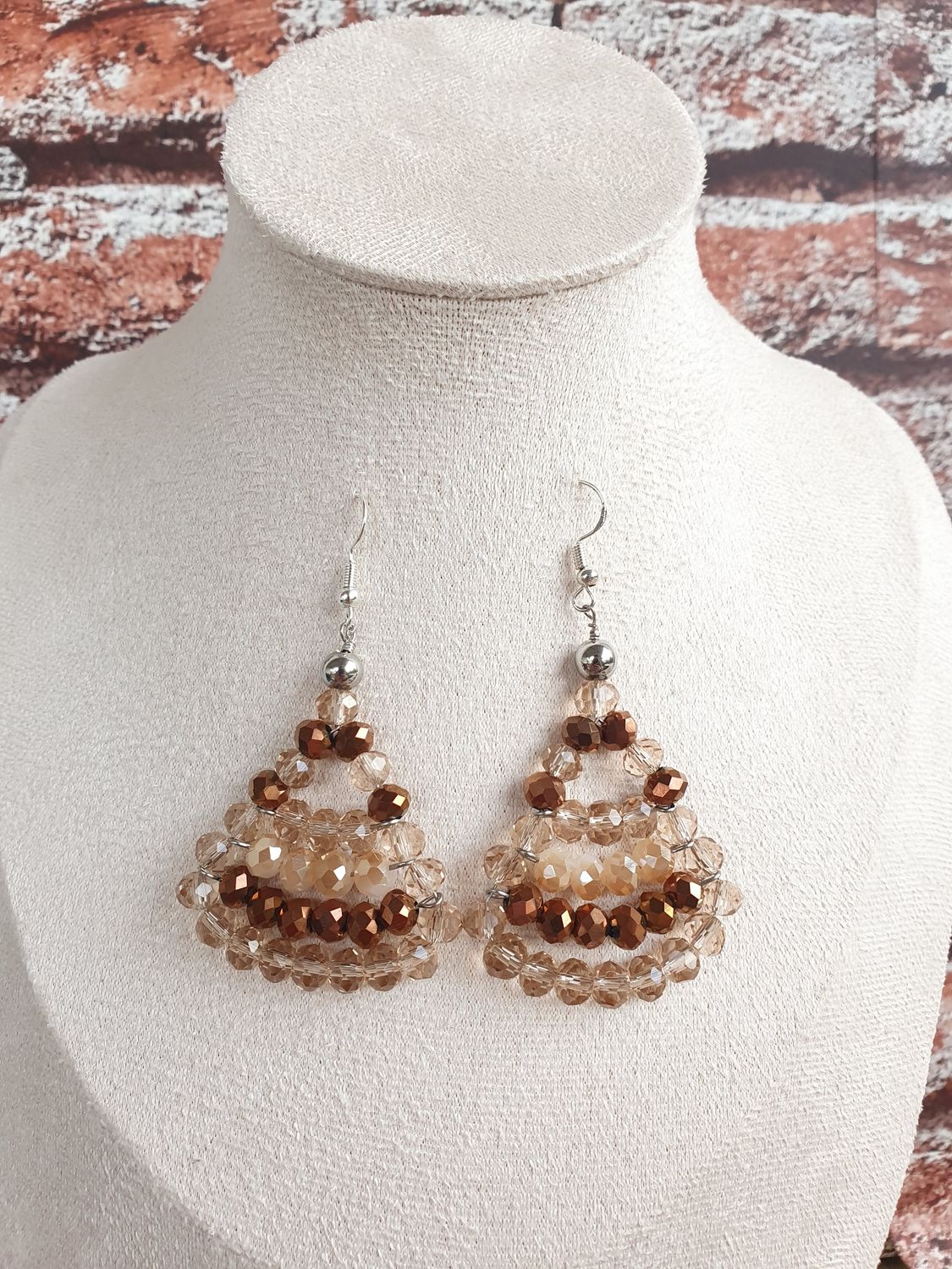 Boucles d&#39;oreilles Eclat Cuivré