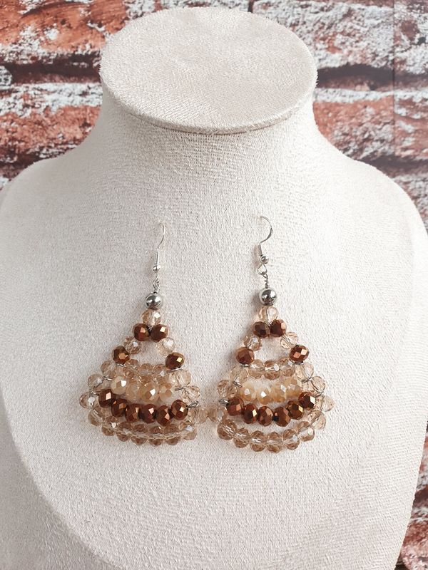 Boucles d&#39;oreilles Eclat Cuivré