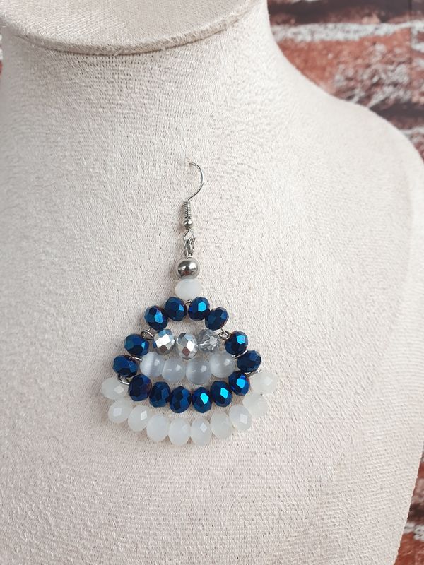 Boucles d&#39;oreilles Eclat Bleu