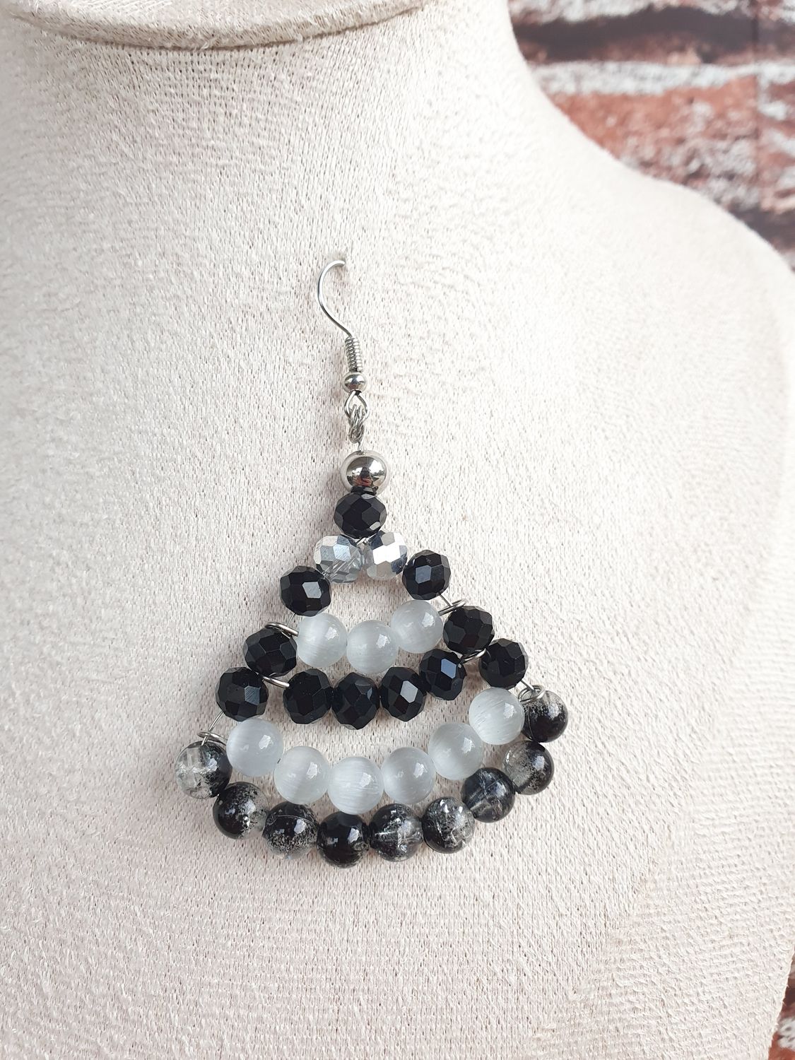 Boucles d&#39;oreilles Eclat Noir