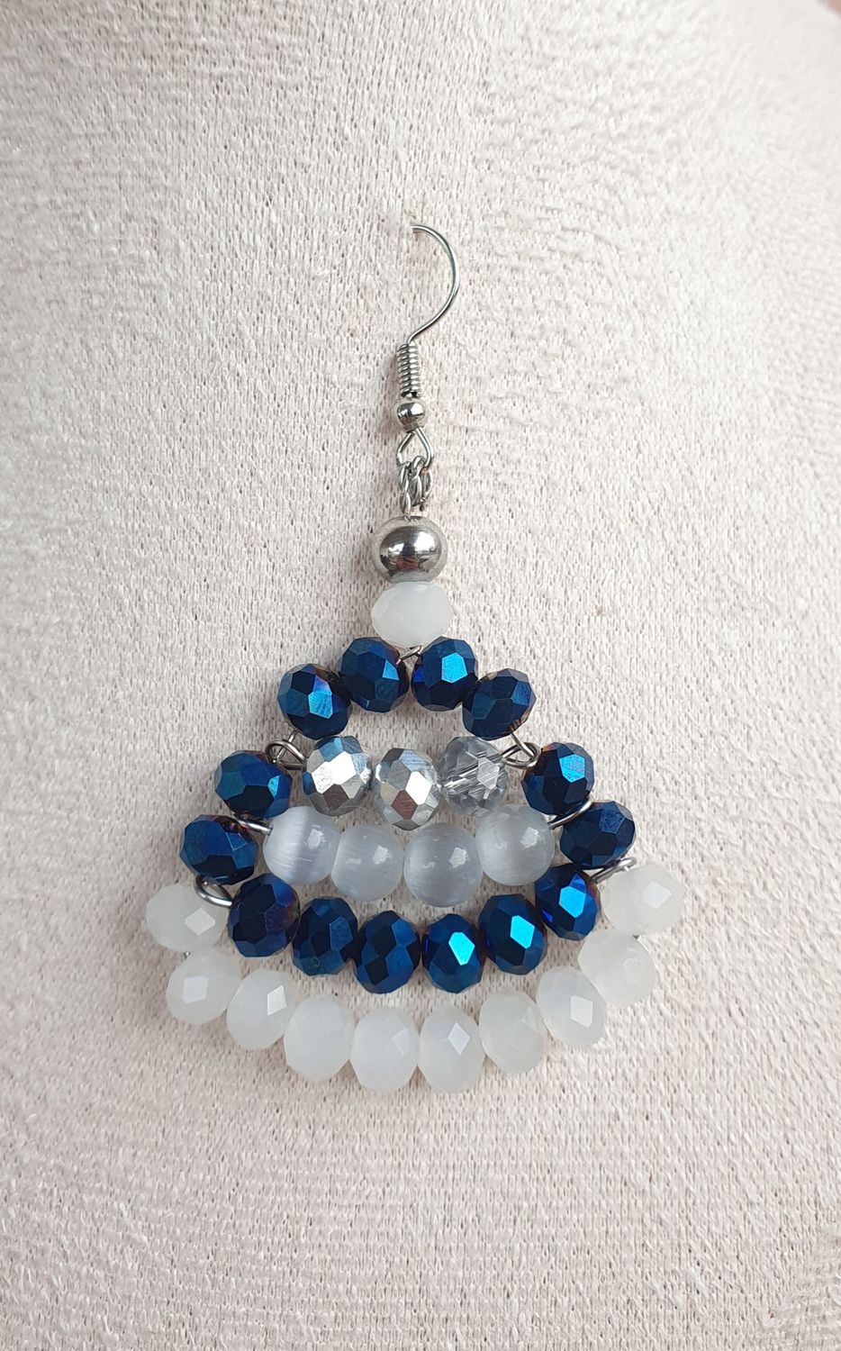 Boucles d&#39;oreilles Eclat Bleu Electrique