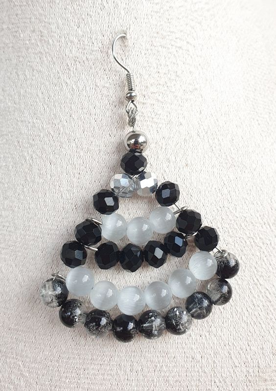 Boucles d&#39;oreilles Eclat Noir