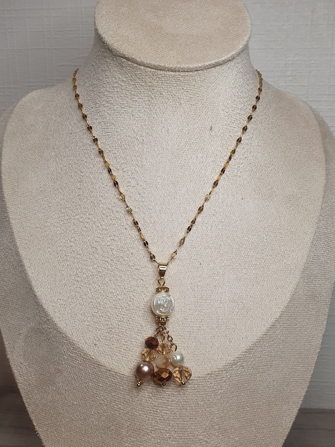 Pendentif Pépite Rosa Cuivré 