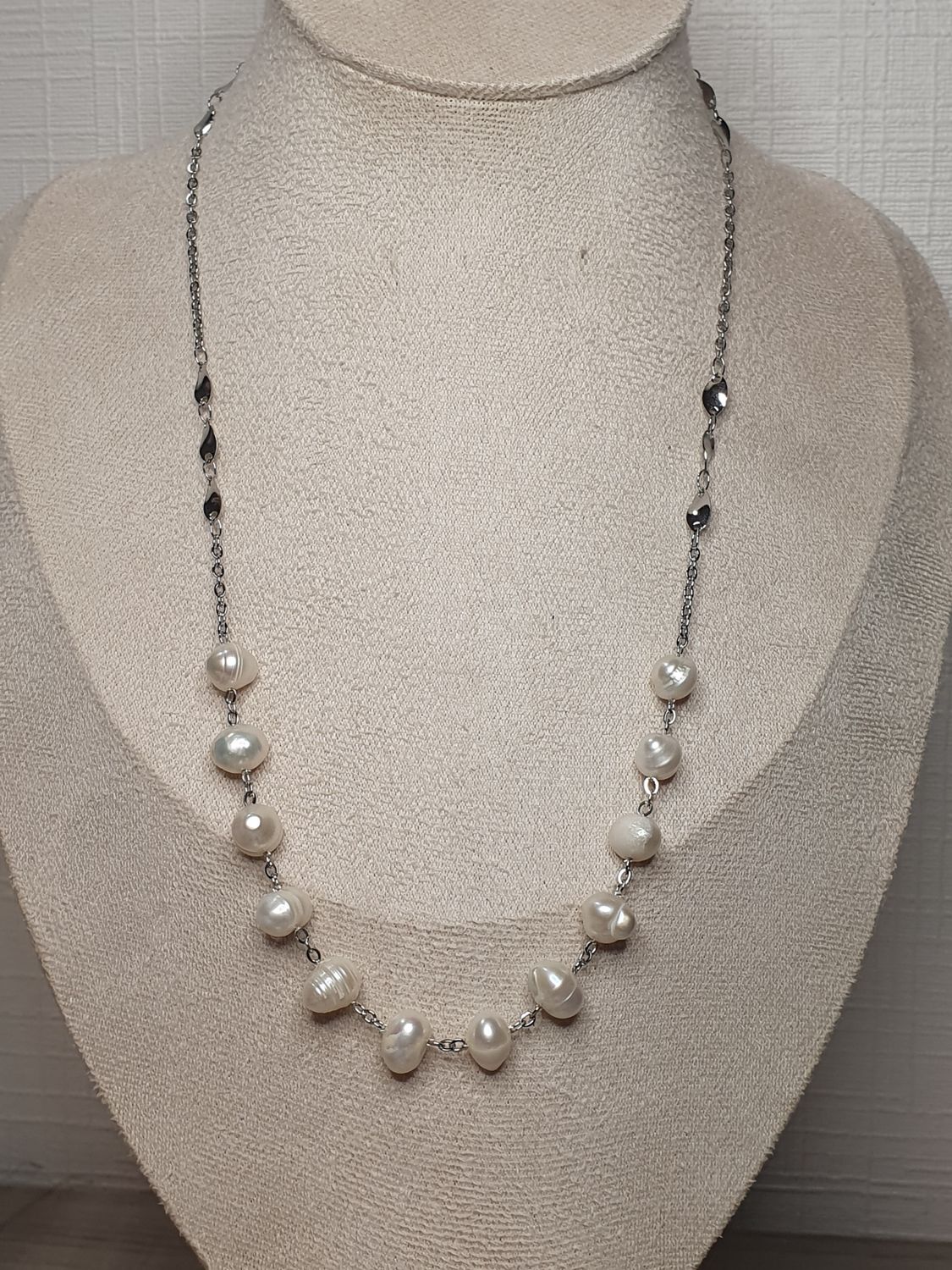 Collier Perle D'eau douce 8mm 