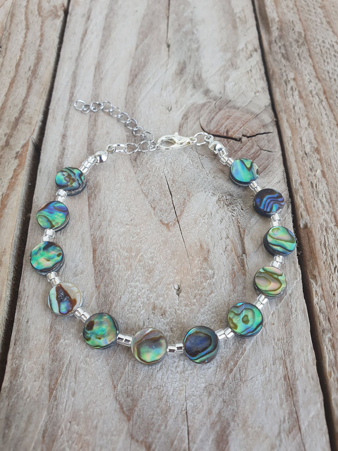 Bracelet Nacre Ormeaux Rond 8mm