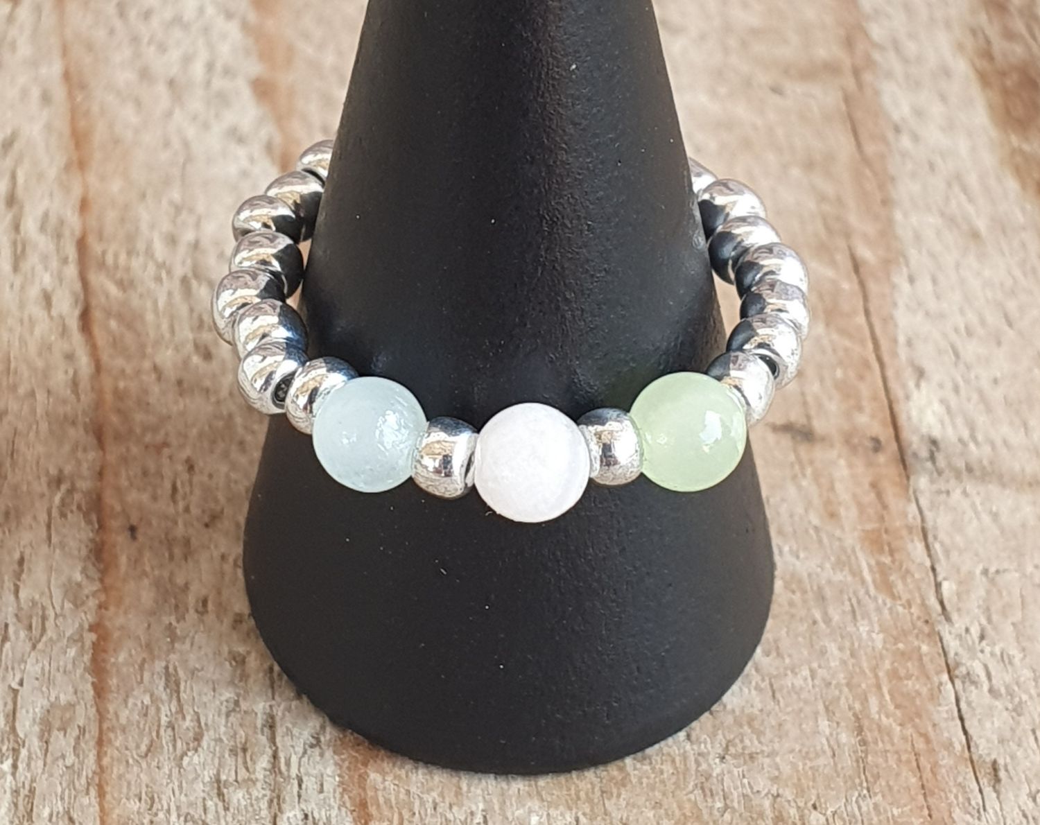 Bague  Extensible Candy Frutty Jade Multicolore 4mm