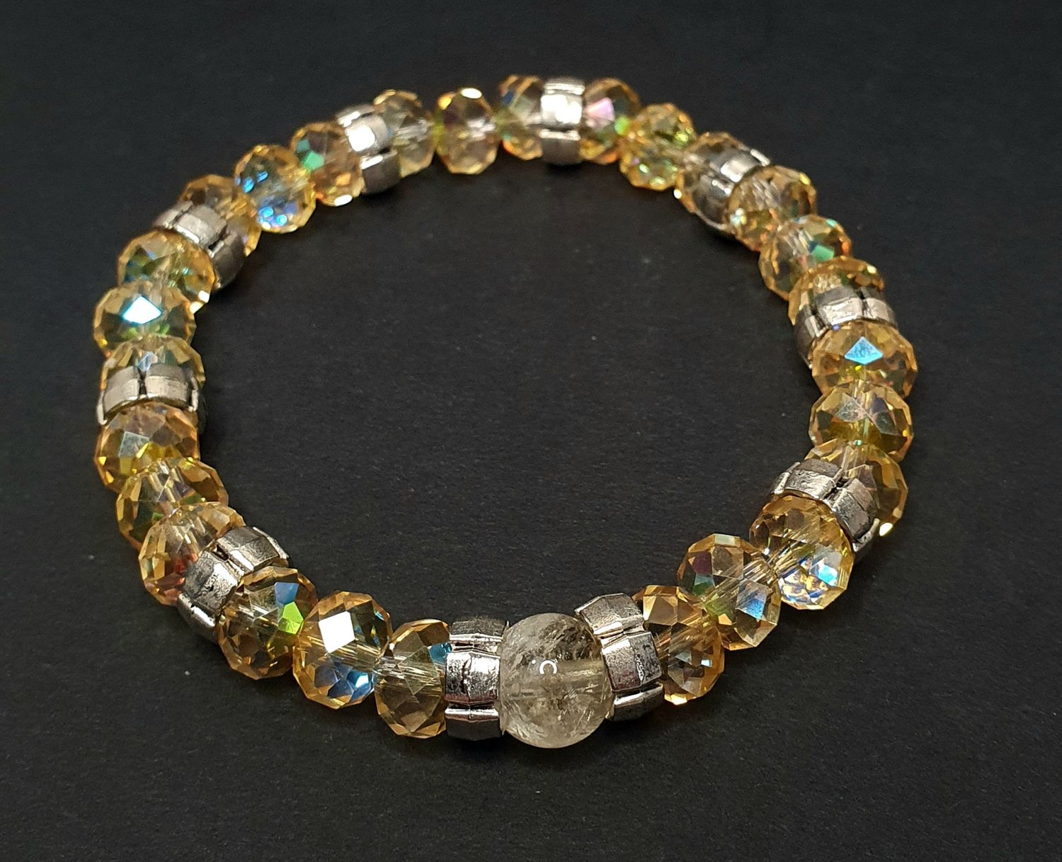 Bracelet P'tits Plaisirs Jaune 8mm