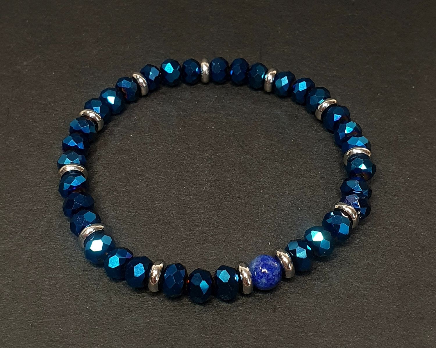 Bracelet P'tits Plaisirs Bleu électrique 6mm