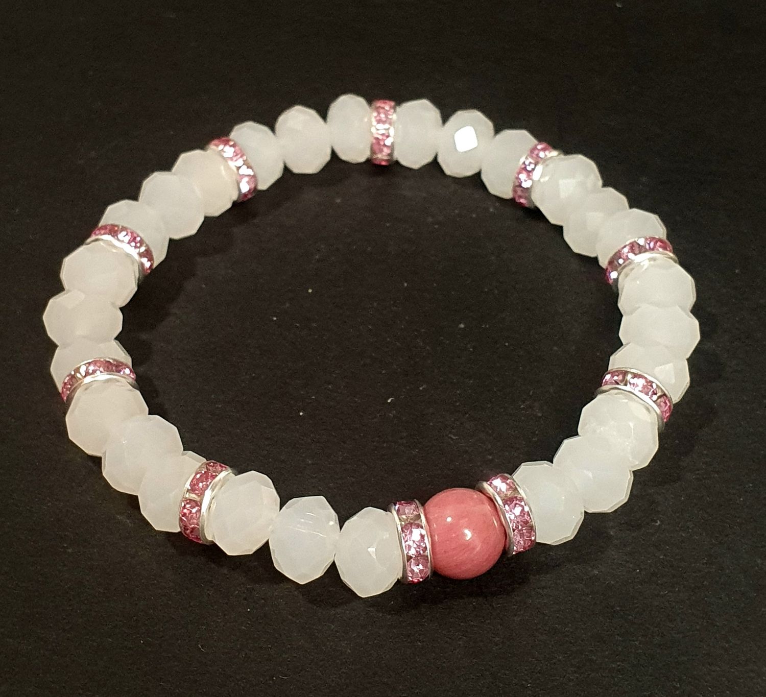 Bracelet P'tits Plaisirs Blanc et Rose