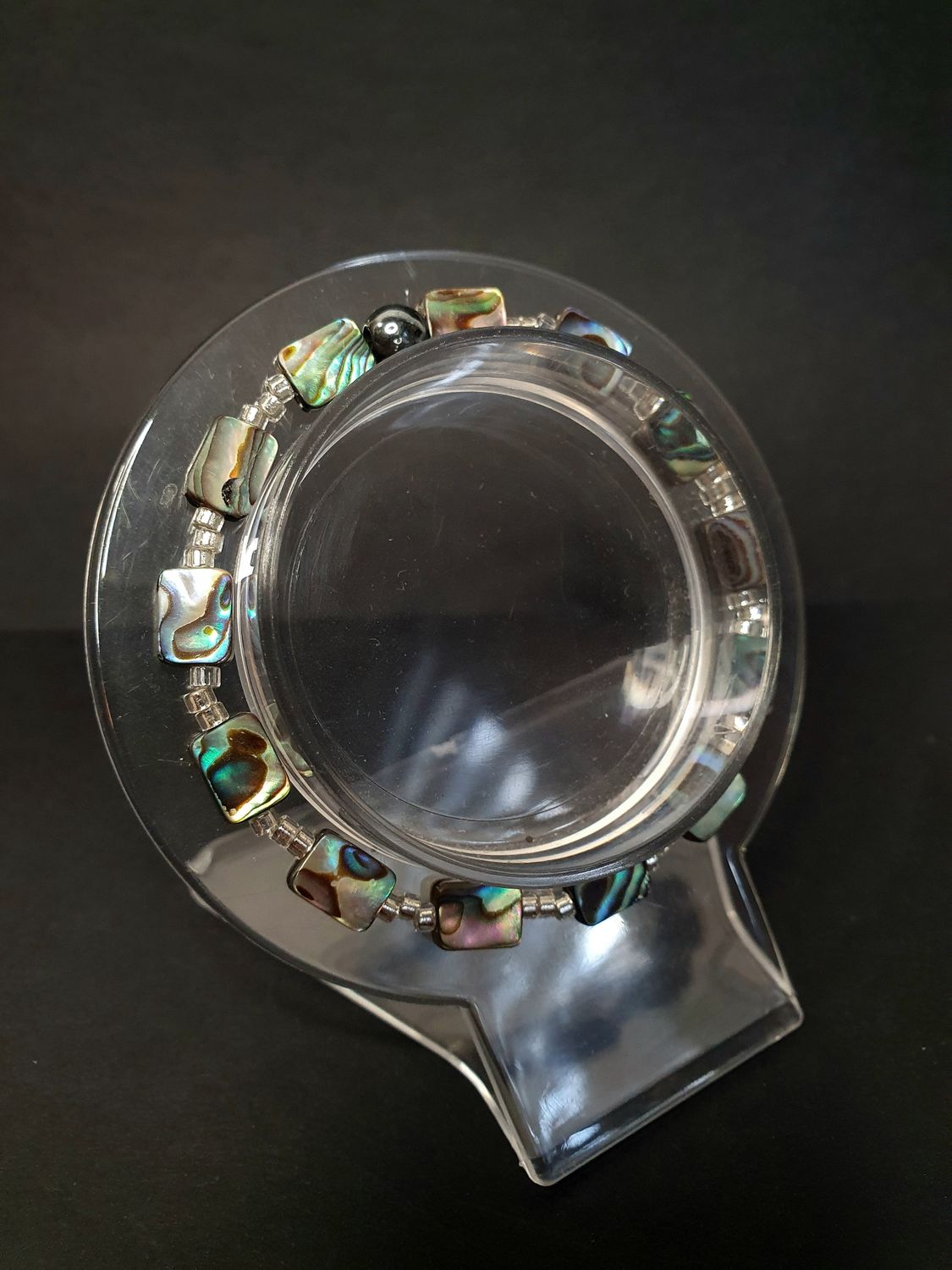 Bracelet Nacre Ormeaux Rectangulaire 6*8mm