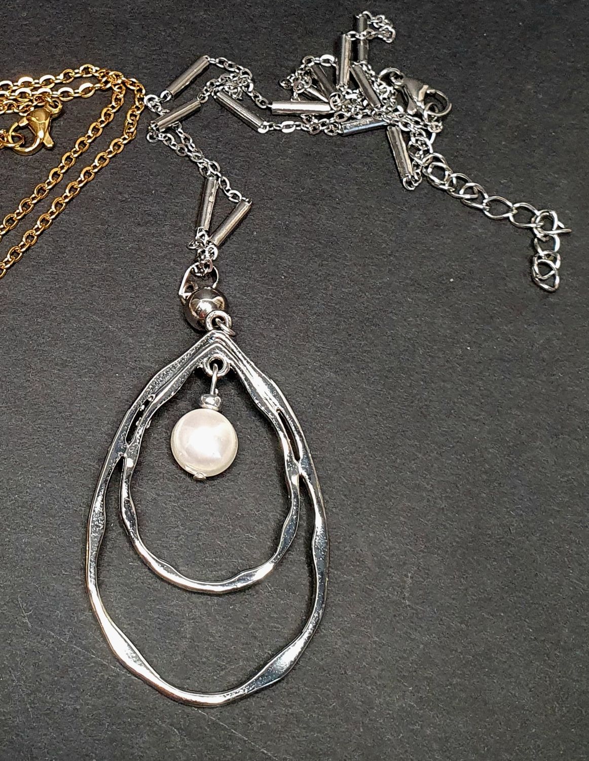 Pendentif Perle d'eau douce 8mm