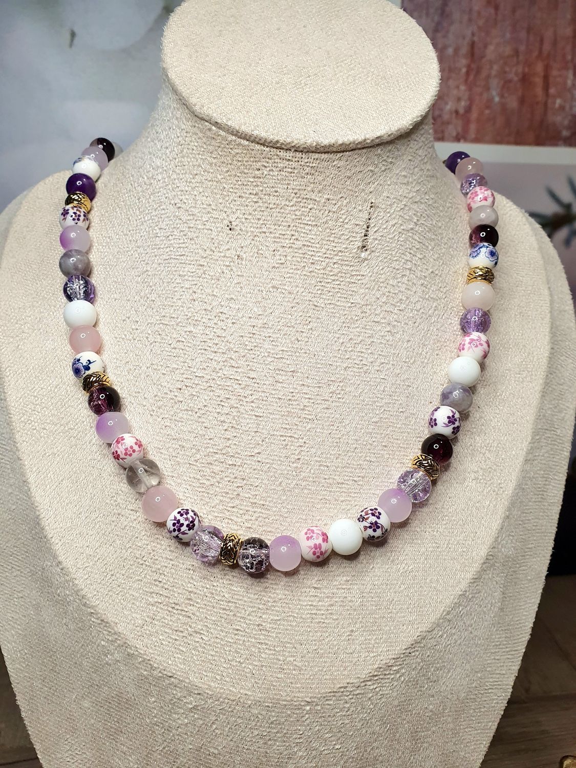 Collier Pink Purple 