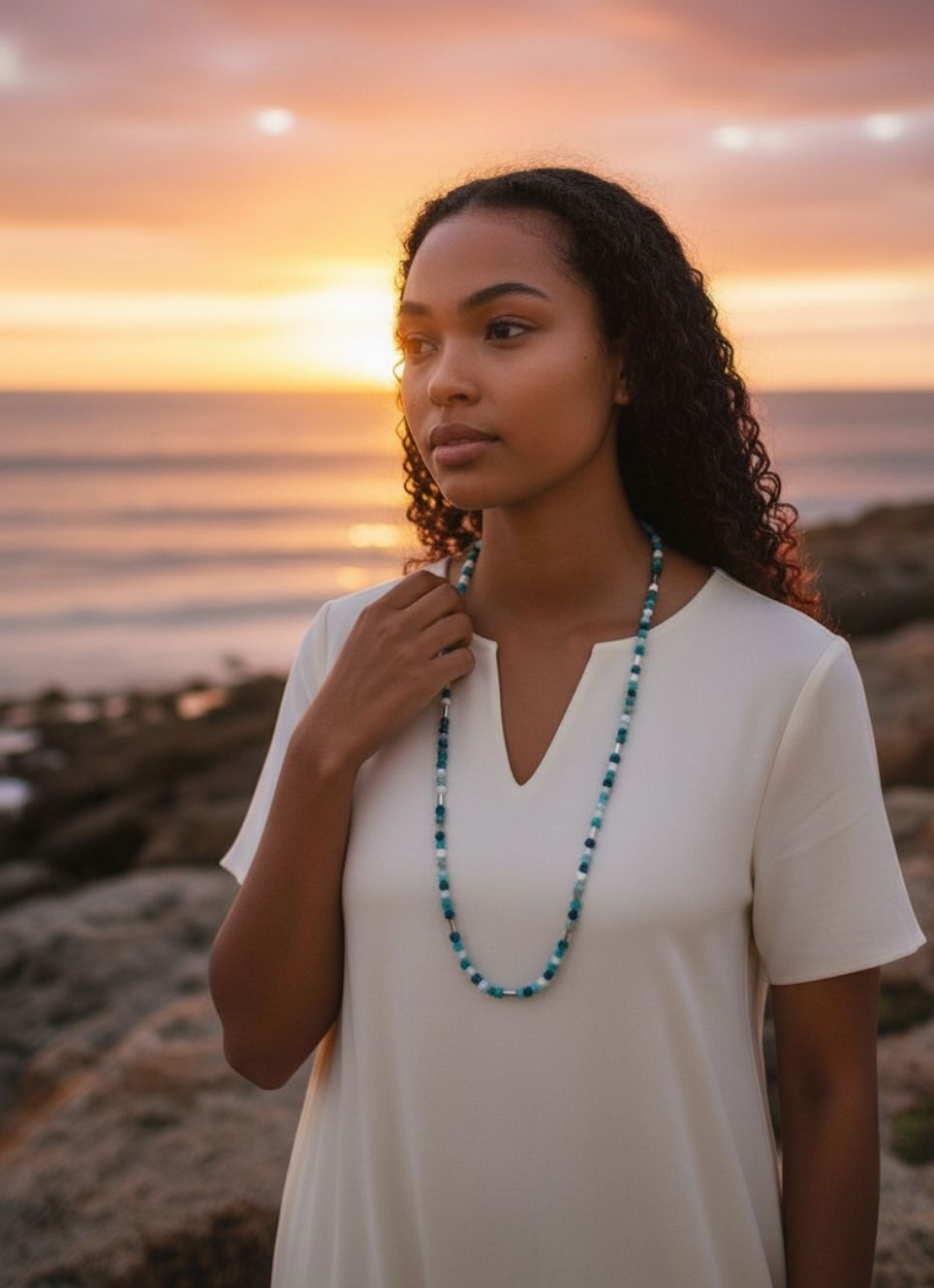 Collier Océan 55-60cm