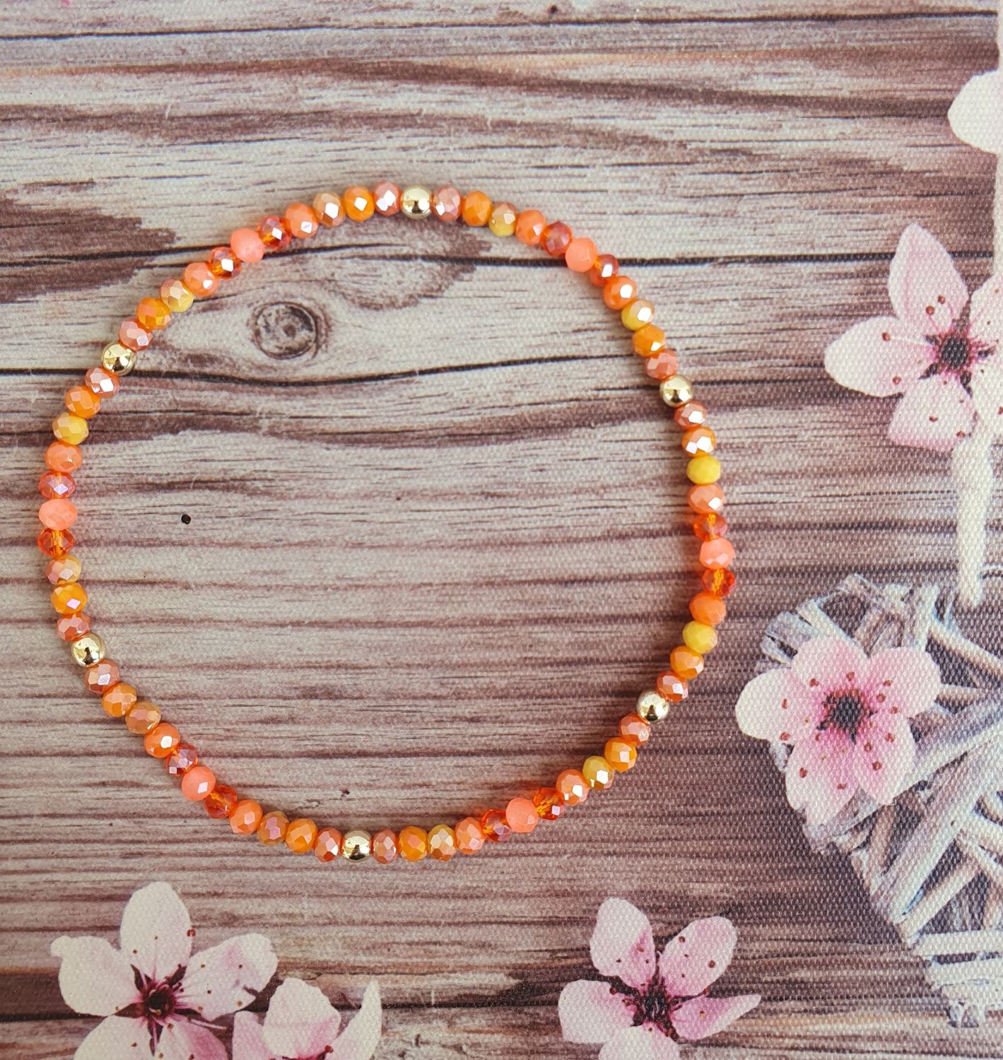 Bracelet de cheville Hyperflex Perles de verre #5