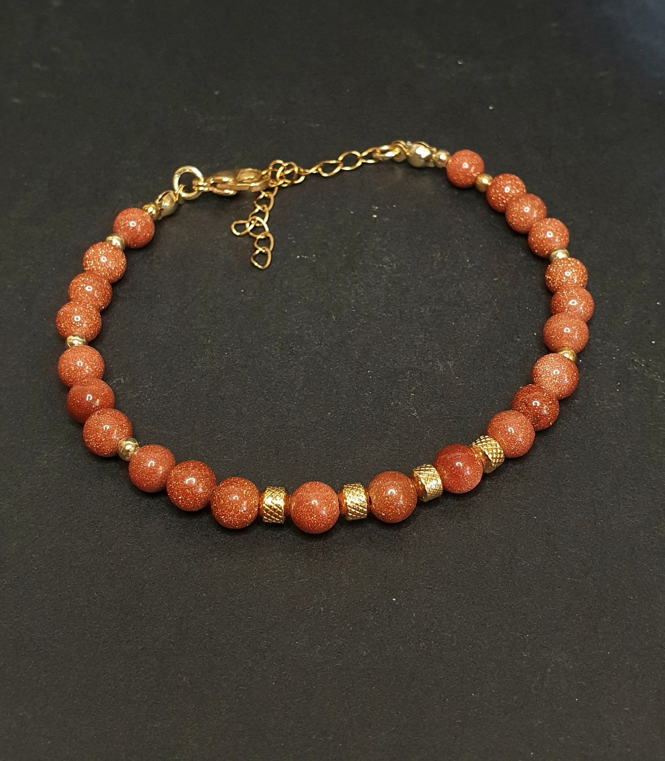 Bracelet grès émaillé 6 mm