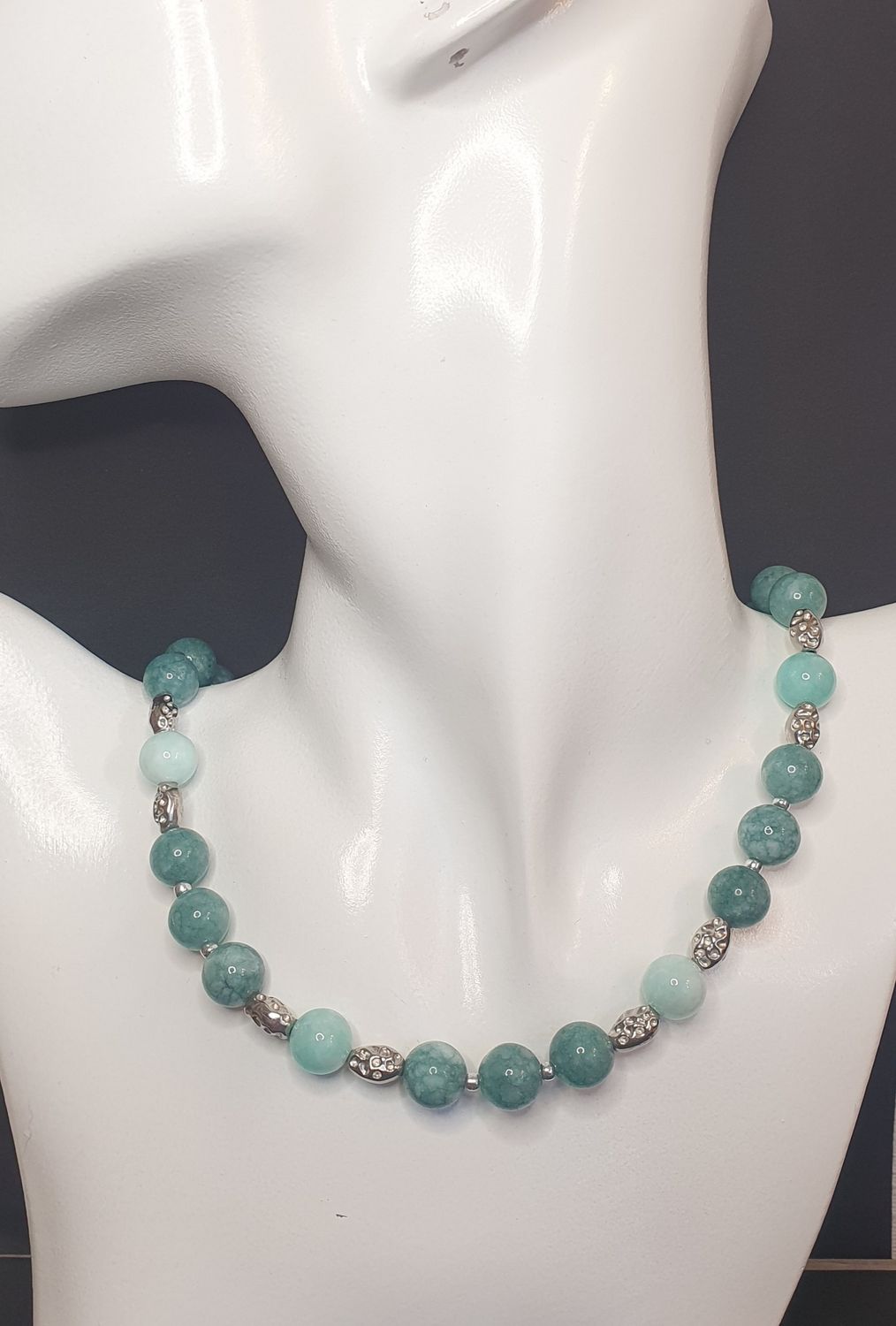 Collier City XL Jade Bleu Azur