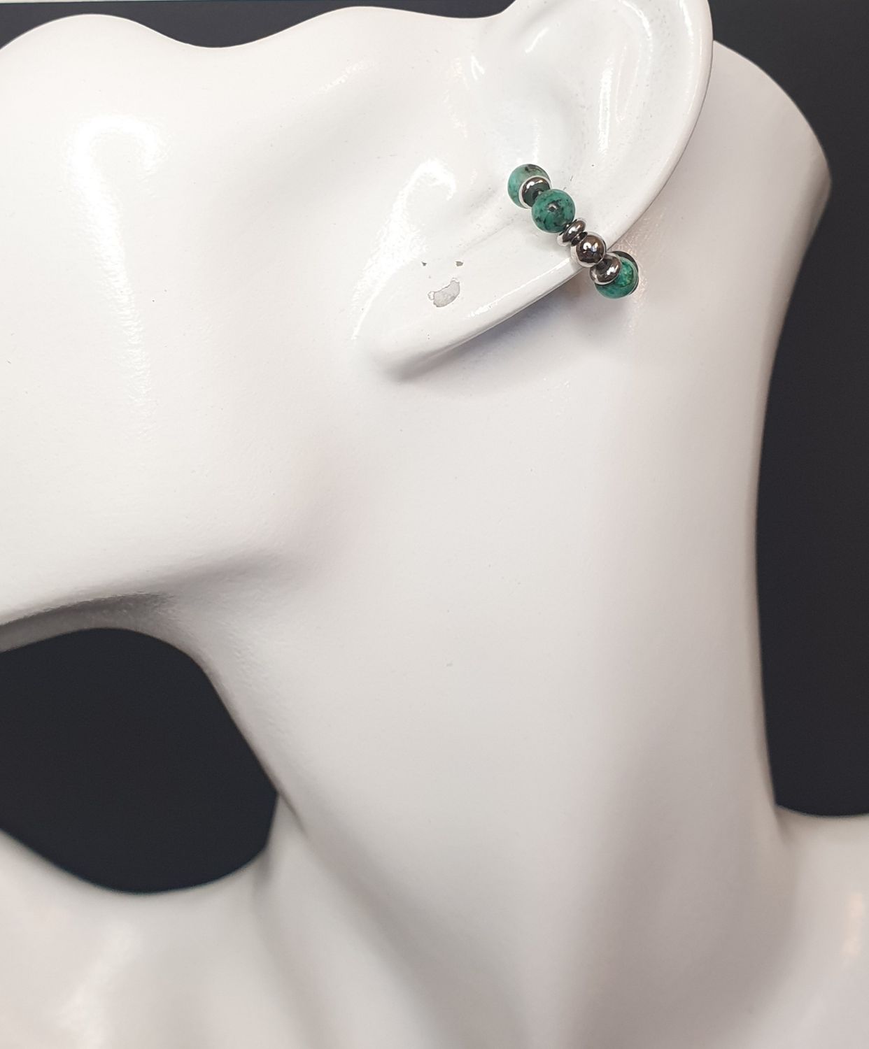 Earcuff Turquoise Africaine 