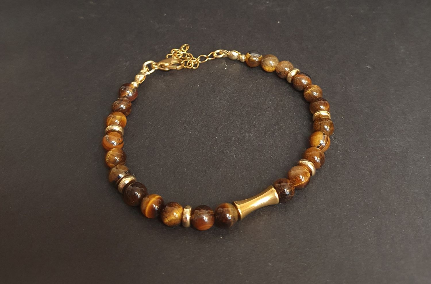 Bracelet Oeil de tigre A 6mm