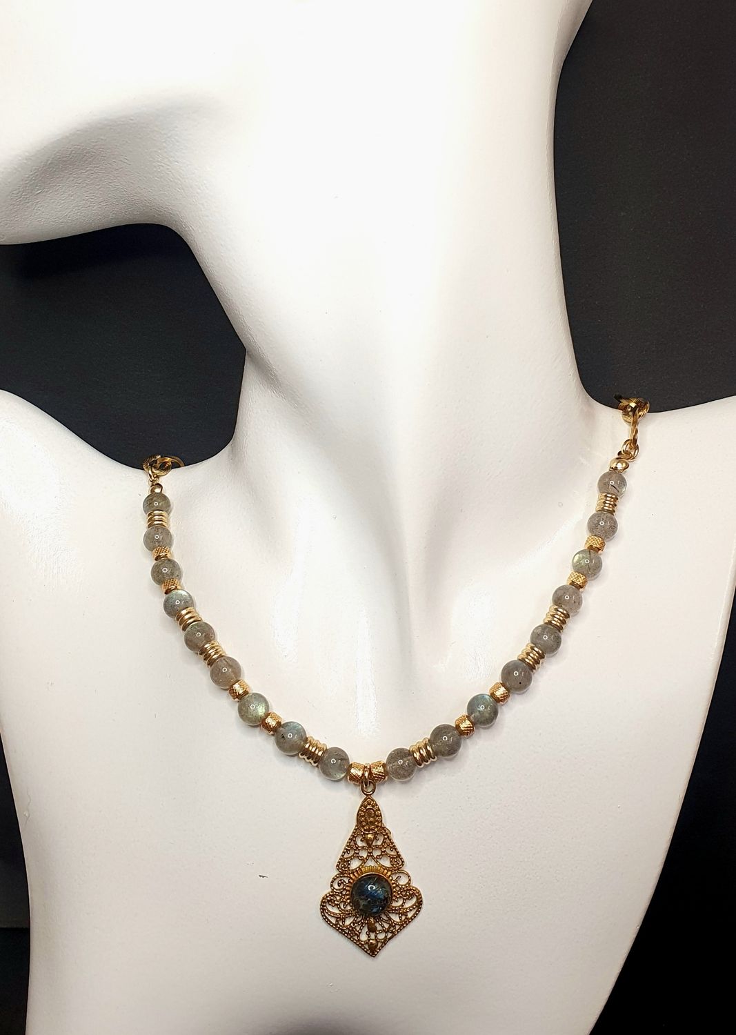 Collier XL City Labradorite AAA