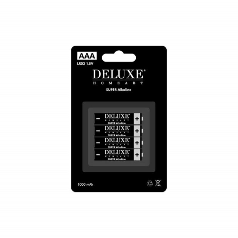 DELUXE Batterien AAA 4stk. pro Pack