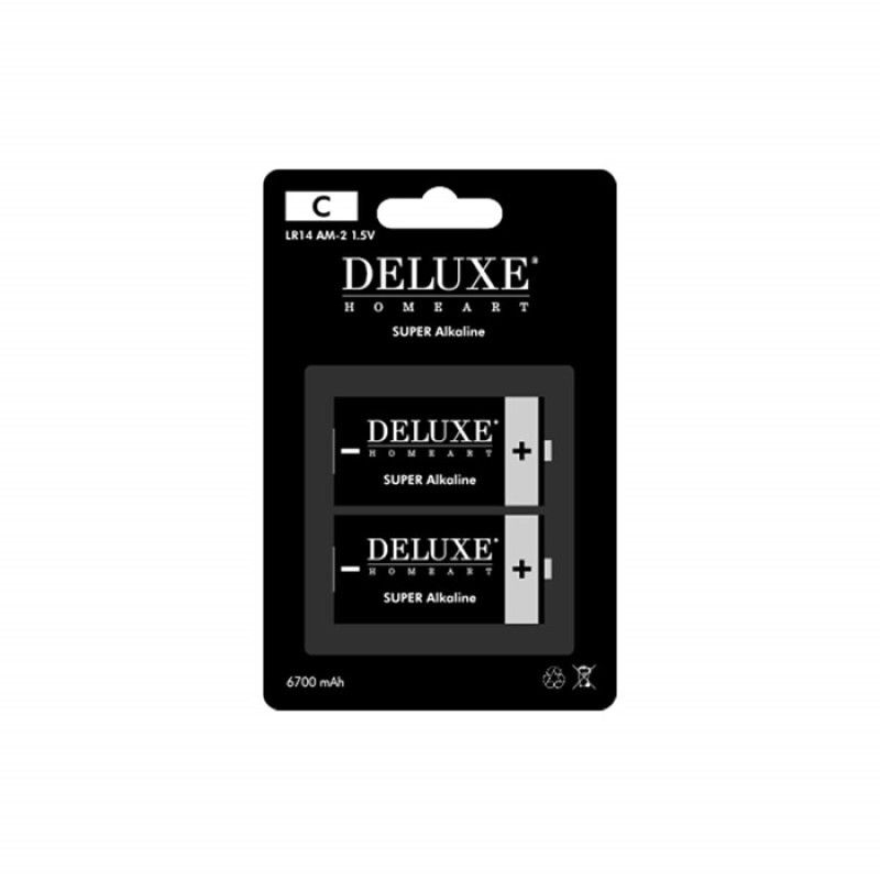 DELUXE C Batterien 2stk. LR14, AM-2, 1.5V
