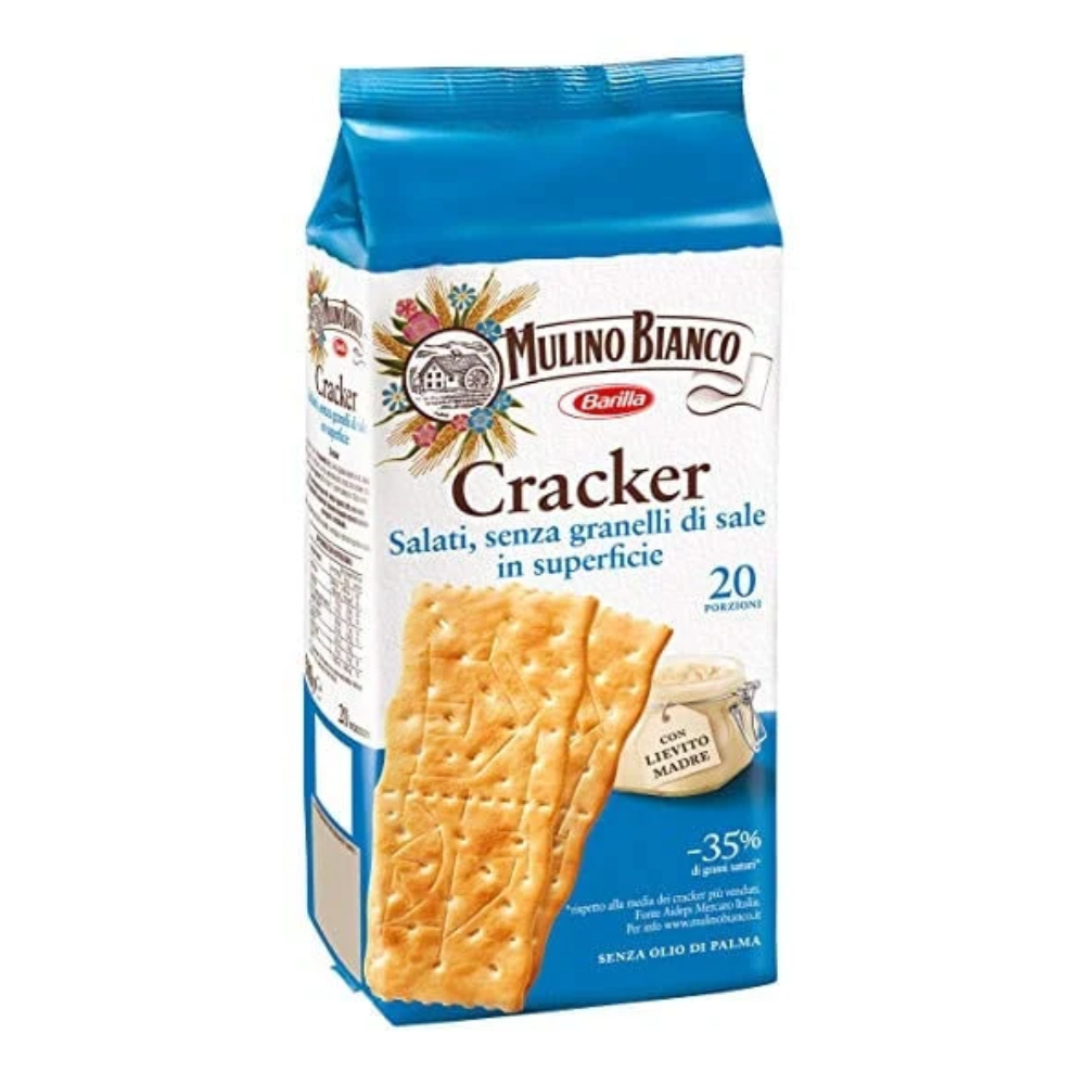 CRACKER BARILLA MULINO BIANCO - bax de 9 buc a cate 20 porții