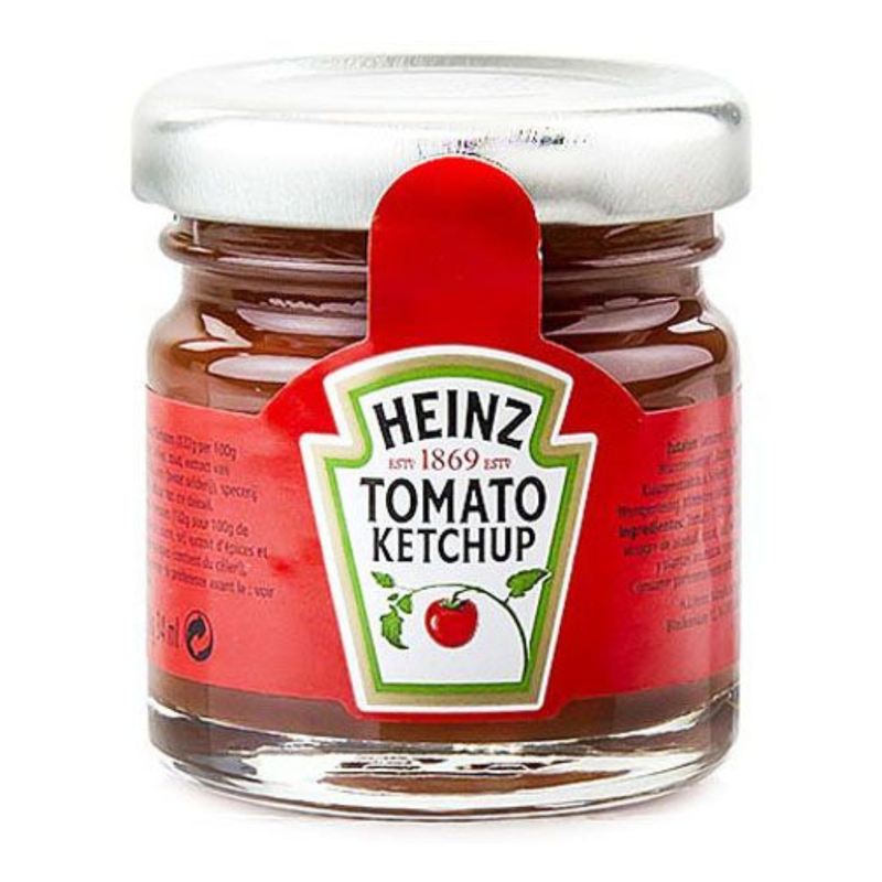 Heinz Tomato Ketchup 80X39G - Glass Jars