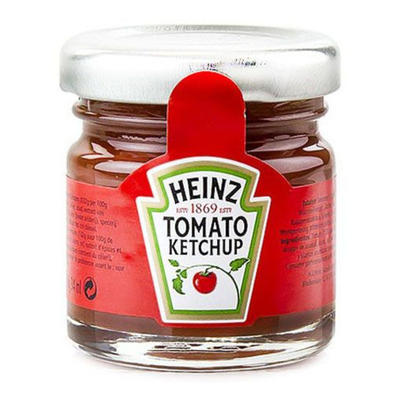 Heinz Tomato Ketchup 80X39G - Glass Jars