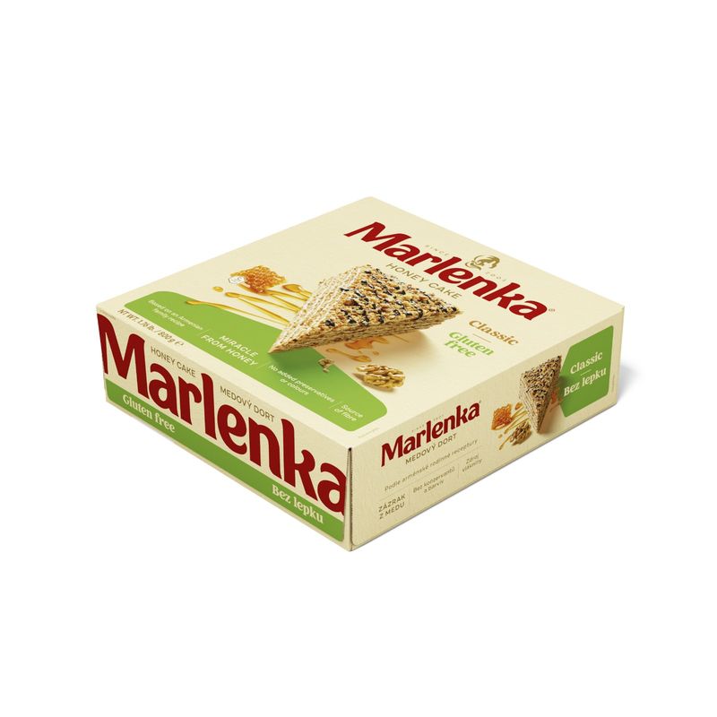 Tort MARLENKA cu Miere și Nuca 800g Deliciu Fără Gluten