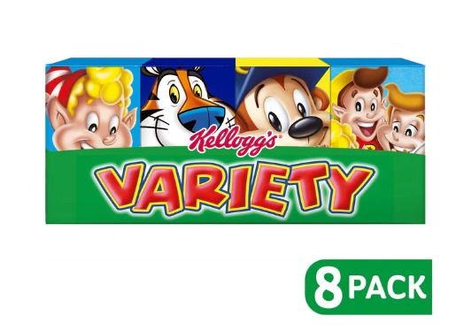 Pachet Varietăți Kellogg&#39;s 8 bucăți 196g