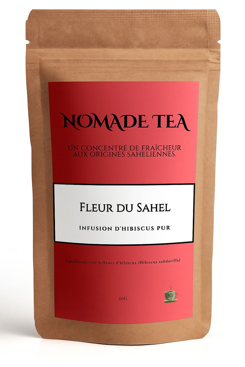 Fleur du Sahel – Infusion d’Hibiscus Pur