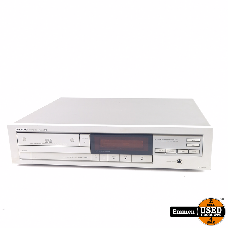 Onkyo DX-1500 CD Speler, Excl. Afstandsbediening, Gray/Grijs | Incl. Garantie