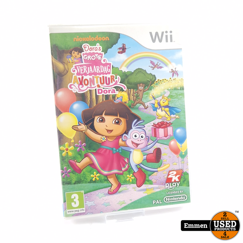 Nintendo Wii Game: Dora&#39;s Grote Verjaardag Avontuur