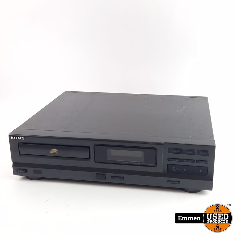 Sony CDP-M18 CD Speler, Excl. Afstandsbediening, Black/Zwart | Incl. Garantie