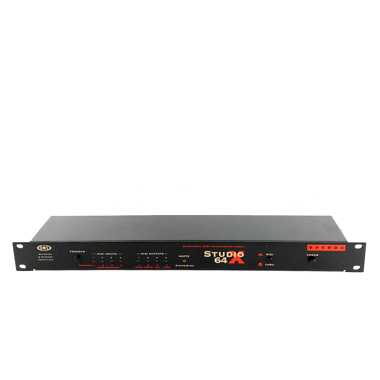 Opcode Studio 64X 64 Kanaals Midi Interface Black/Zwart | In Nette Staat