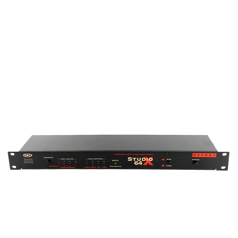 Opcode Studio 64X 64 Kanaals Midi Interface Black/Zwart | In Nette Staat