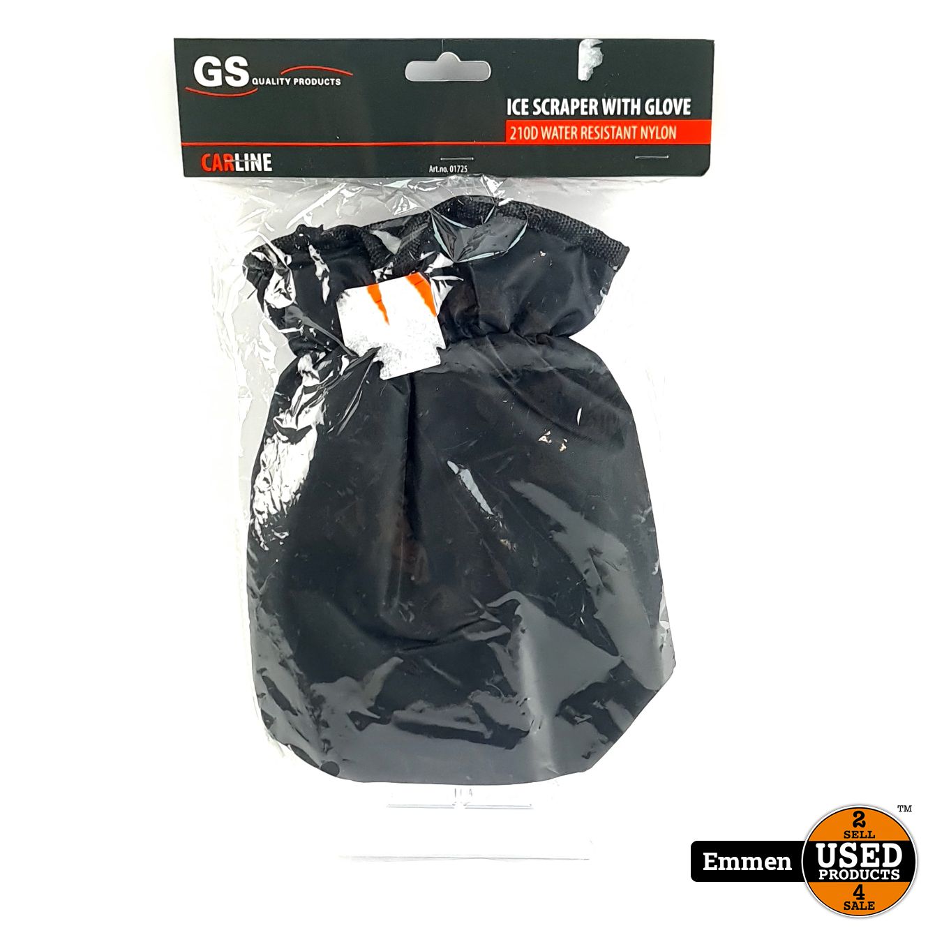 Carline ijskrabber, Ruitenkrabber Incl. Handschoen Black/Zwart | Nieuw In Seal