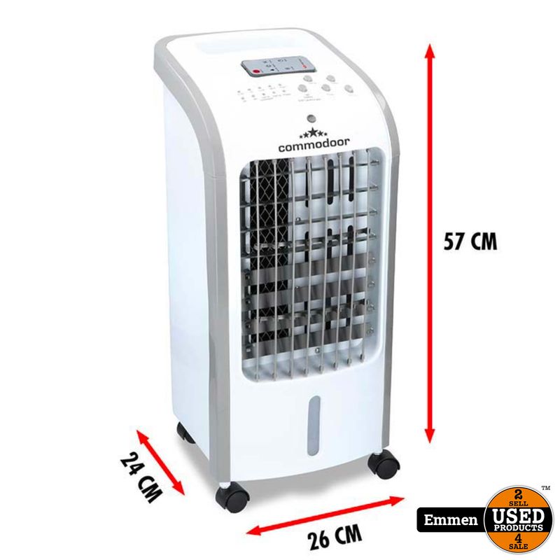 Alpina Mobiele Aircooler Luxe Ventilator White/Wit | Nieuw In Doos