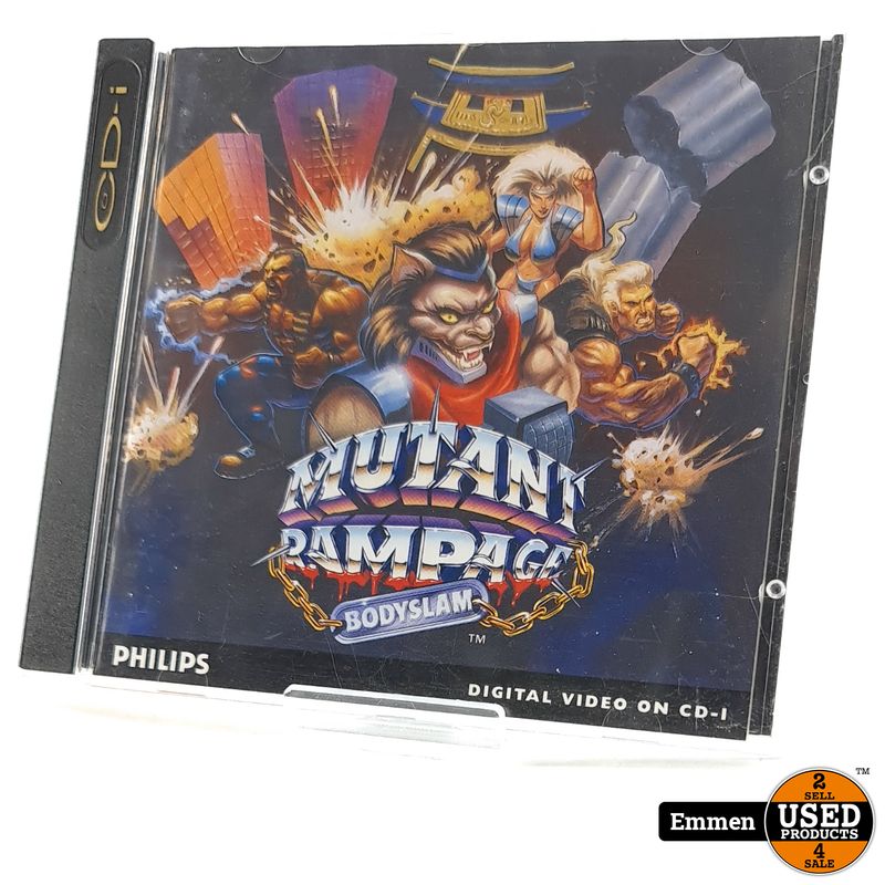 CD-I Game: Mutant Rampage Incl. Boekje | In Nette Staat